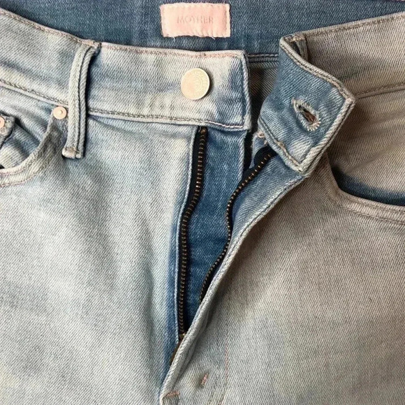 MOTHER- The Insider Crop Step Fray Limited Edition Jeans | Size 30 - Picture 7 of 15